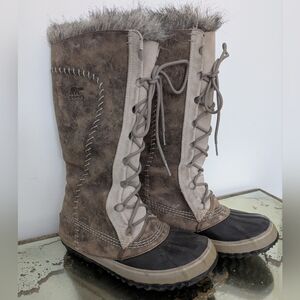 Sorel Cate The Great Tall Winter Boots NL1642-221 Women’s Size 9 (9.5)